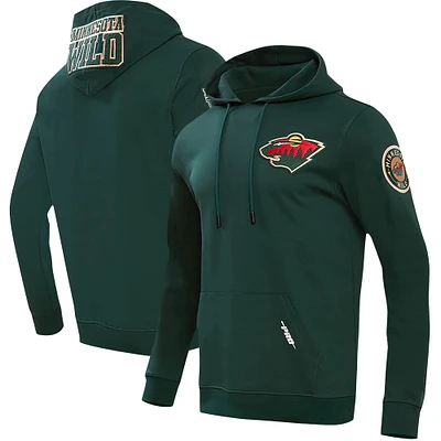 Sweat à capuche classique Pro Standard vert Minnesota Wild pour hommes