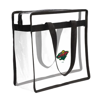 WinCraft Minnesota Wild Sac fourre-tout transparent