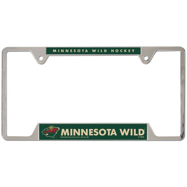 WinCraft Minnesota Wild - Cadre de plaque d'immatriculation