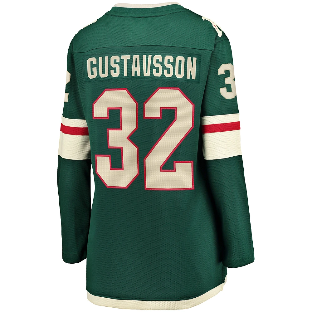 Fanatics pour femmes Filip Gustavsson Vert Minnesota Wild Home Breakaway Player Maillot