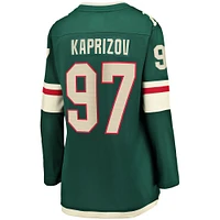 Women's Fanatics Kirill Kaprizov Green Minnesota Wild Home Breakaway Replica Jersey