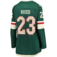 Women's Fanatics Marco Rossi Green Minnesota Wild Home Breakaway Player Jersey