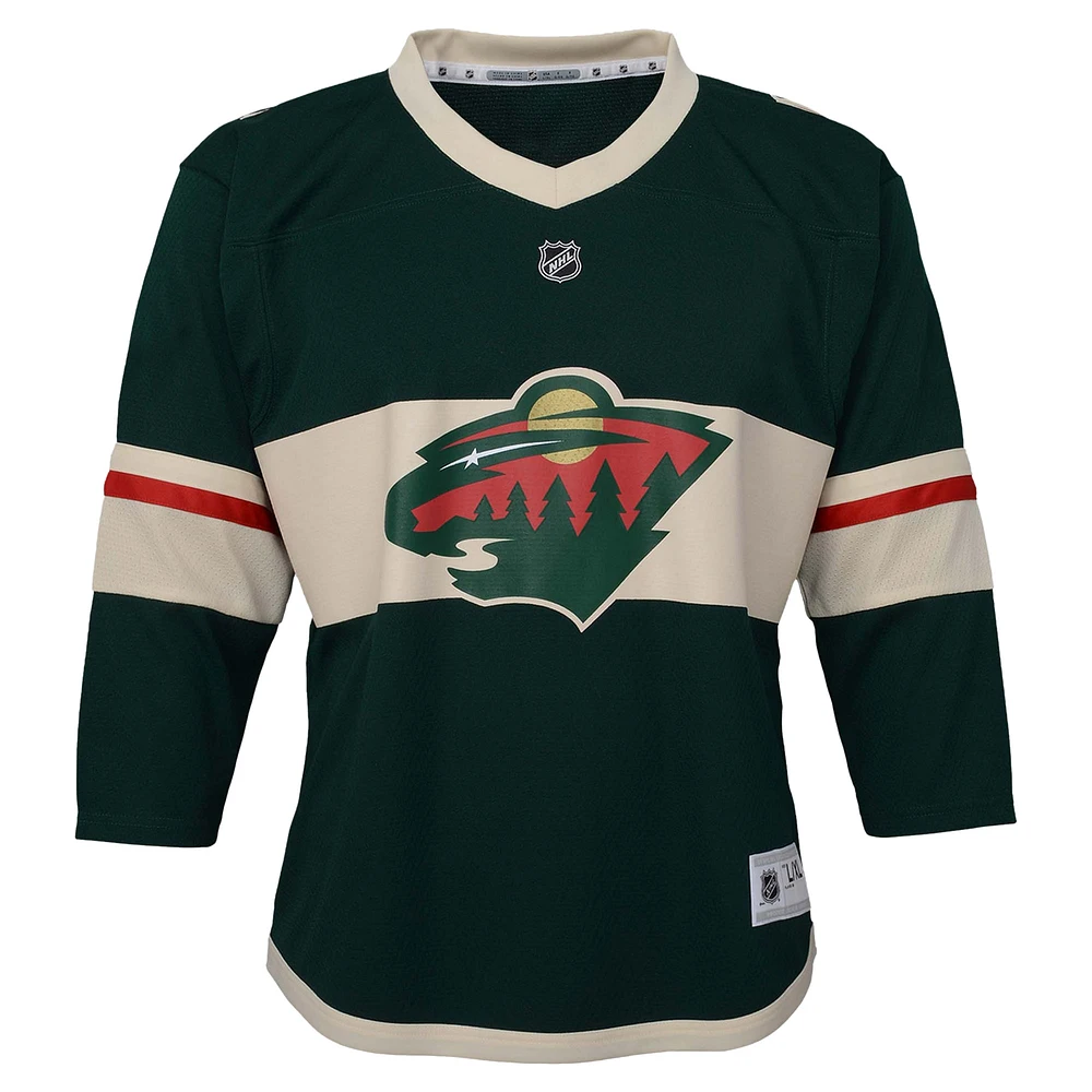 Youth Green Minnesota Wild Replica Jersey