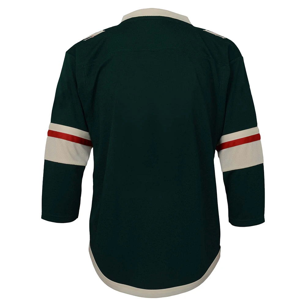 Youth Green Minnesota Wild Replica Jersey