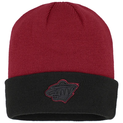 V110833 Wild 000 NHL OST HOL23 BF Logo Outline Tricot à revers HATYTHNIT