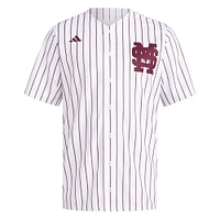 Men's adidas  White Mississippi State Bulldogs Replica Baseball Jersey