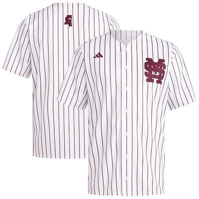 Men's adidas  White Mississippi State Bulldogs Replica Baseball Jersey