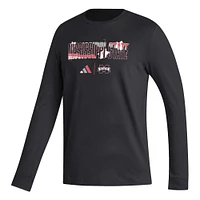 T-shirt à manches longues adidas Mississippi State Bulldogs Honoring Black Excellence pour homme