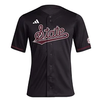 Men's adidas Black Mississippi State Bulldogs Replica Baseball Jersey