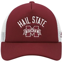Men's adidas Maroon Mississippi State Bulldogs Dowsing & Bell Trucker Snapback Hat