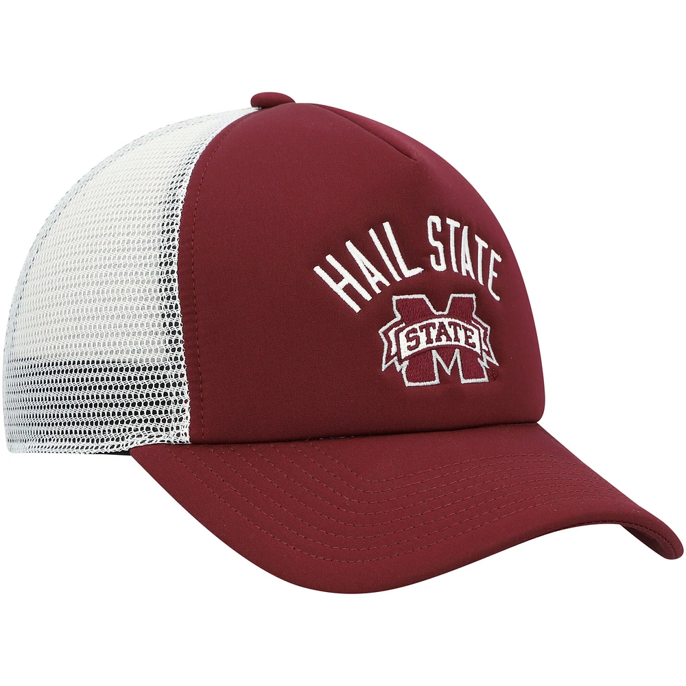Men's adidas Maroon Mississippi State Bulldogs Dowsing & Bell Trucker Snapback Hat
