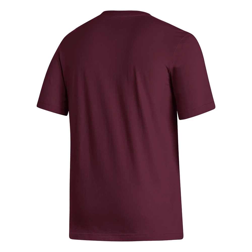 T-shirt Head of Class Fresh des Bulldogs de l'État du Mississippi adidas pour homme