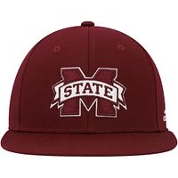 Men's adidas Maroon Mississippi State Bulldogs Sideline Snapback Hat