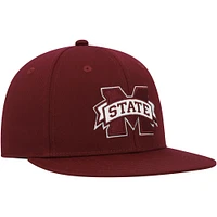 Men's adidas Maroon Mississippi State Bulldogs Sideline Snapback Hat