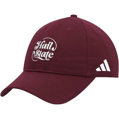 Casquette réglable ajustable adidas Mississippi State Bulldogs pour homme