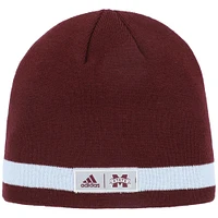 Men's adidas Maroon Mississippi State Bulldogs Wordmark Beanie