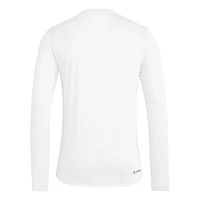 Men's adidas White Mississippi State Bulldogs Together On-Court Pregame Long Sleeve T-Shirt