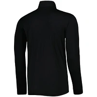 Men's Champion Black Mississippi State Bulldogs Textured Quarter-Zip Jacket