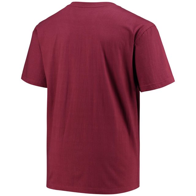 T-shirt homme Champion Maroon Mississippi State Bulldogs Tailles Big & Tall Arch Team Logo