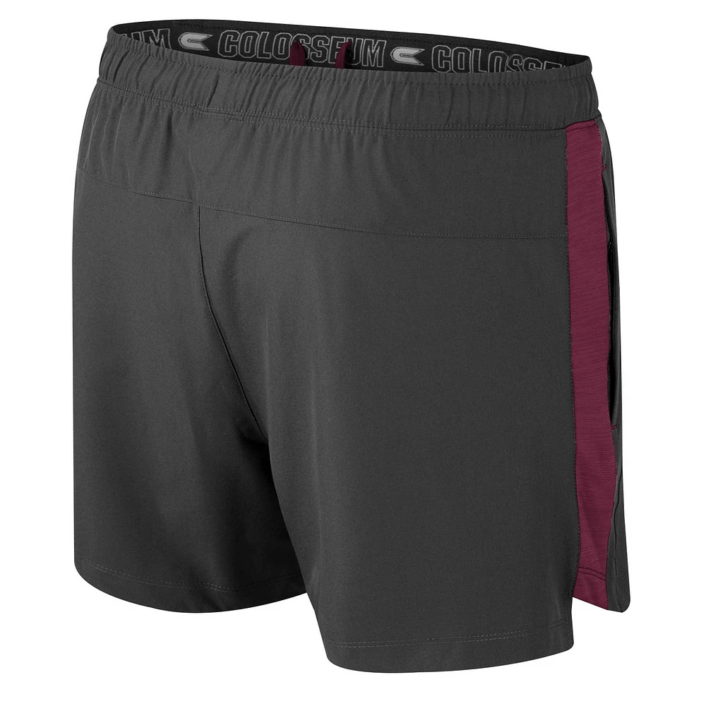Short Langmore Colosseum anthracite pour hommes, Mississippi State Bulldogs