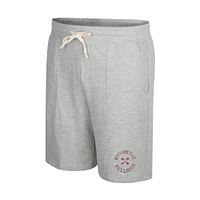 Men's Colosseum Heather Gray Mississippi State Bulldogs Love To Hear This Terry Shorts