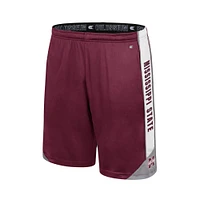 Men's Colosseum Maroon Mississippi State Bulldogs Haller Shorts
