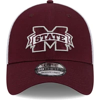Casquette Neo 39THIRTY Flex pour homme New Era marron Mississippi State Bulldogs