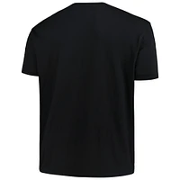 Men's Profile Black Mississippi State Bulldogs Big & Tall Pop T-Shirt