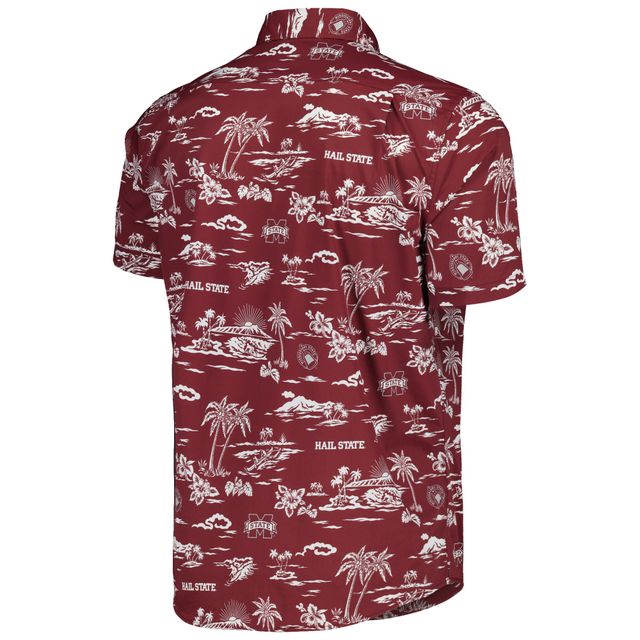 Chemise boutonnée Performance Reyn Spooner Mississippi State Bulldogs pour homme