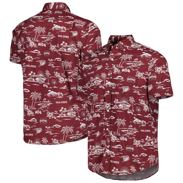 Chemise boutonnée Performance Reyn Spooner Mississippi State Bulldogs pour homme