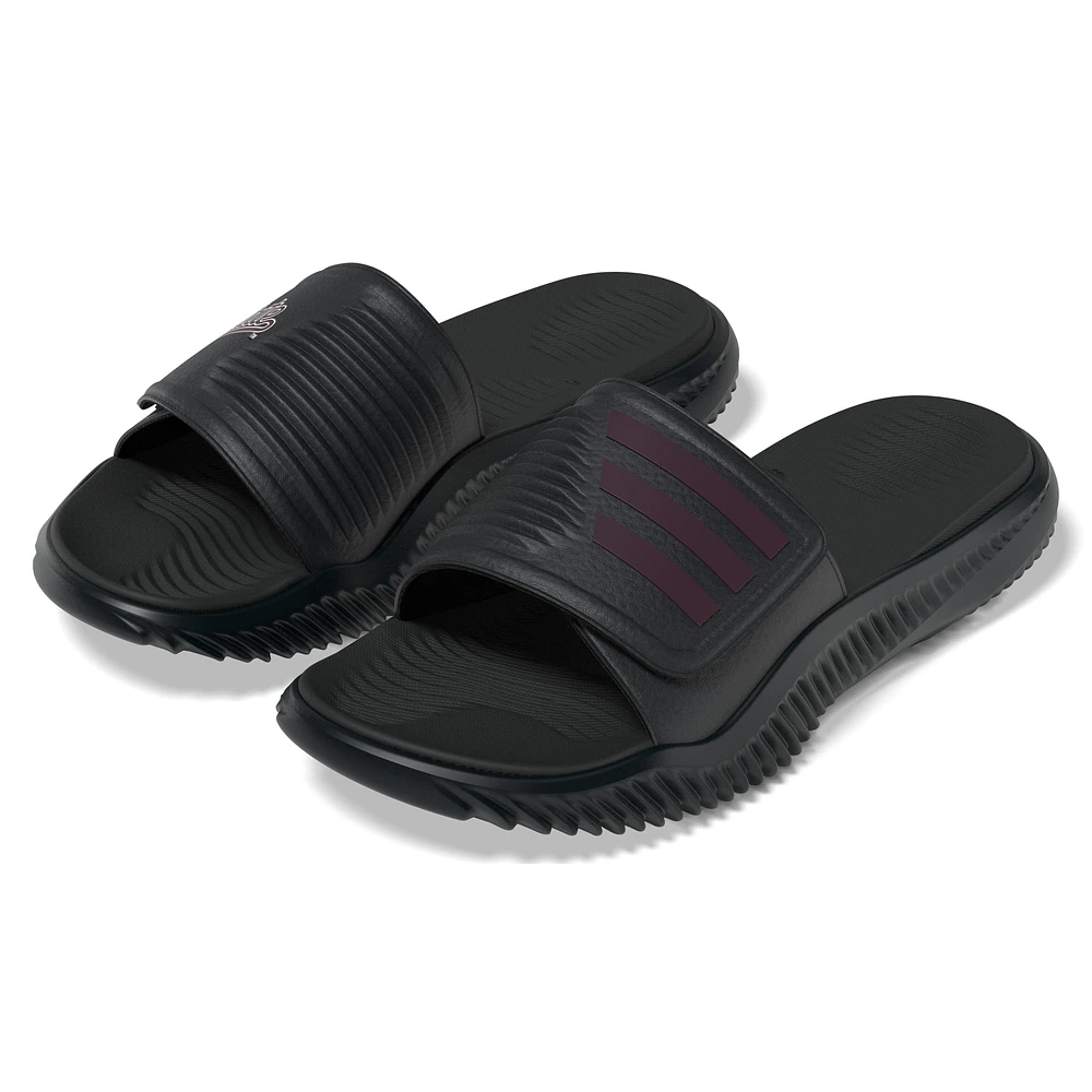Unisex adidas  Black Mississippi State Bulldogs Alphabounce 2.0 Slide Sandals