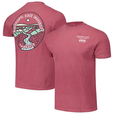 T-shirt unisexe marron Mississippi State Bulldogs Scenic Comfort Colors