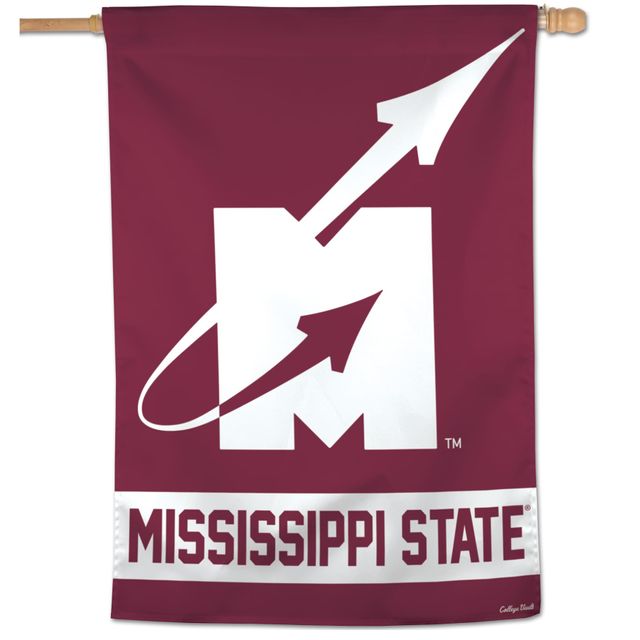 WinCraft Mississippi State Bulldogs 28'' x 40'' Flying M Bannière verticale 1 face