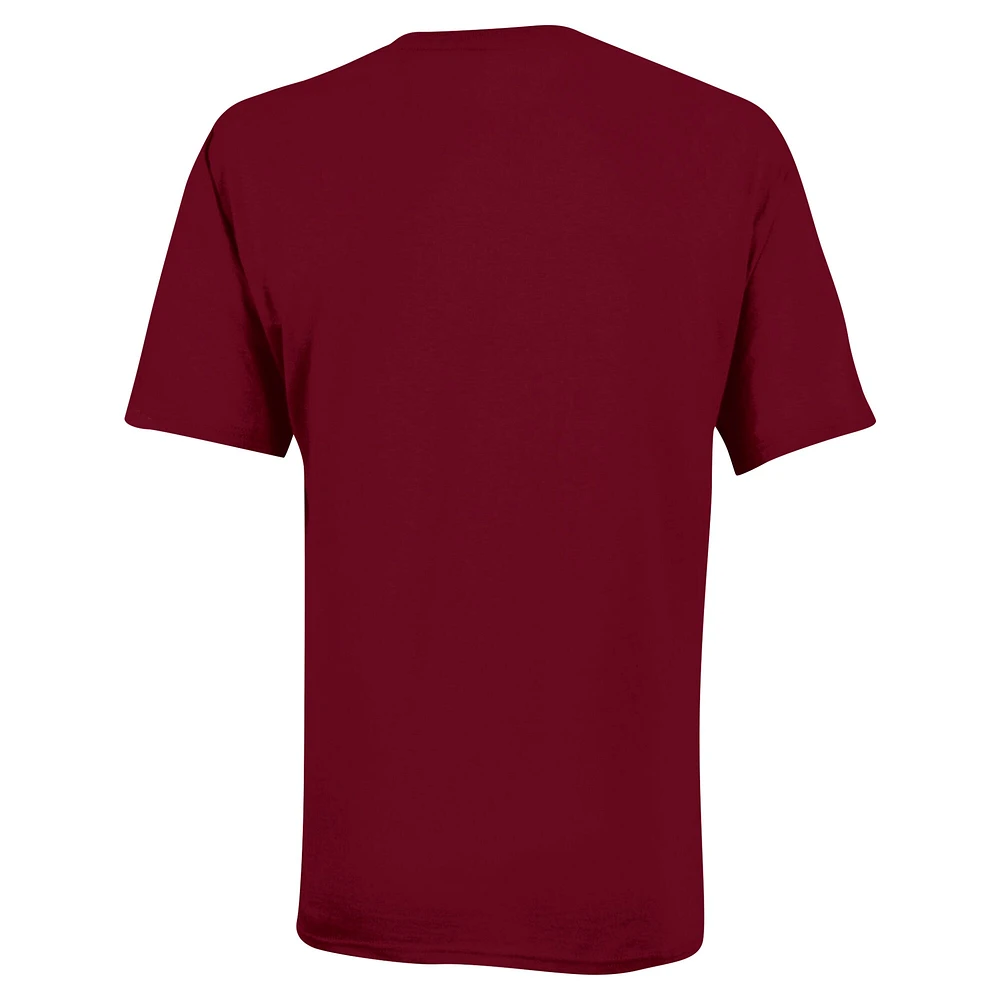 Youth Champion Maroon Mississippi State Bulldogs Arch Over Logo T-Shirt