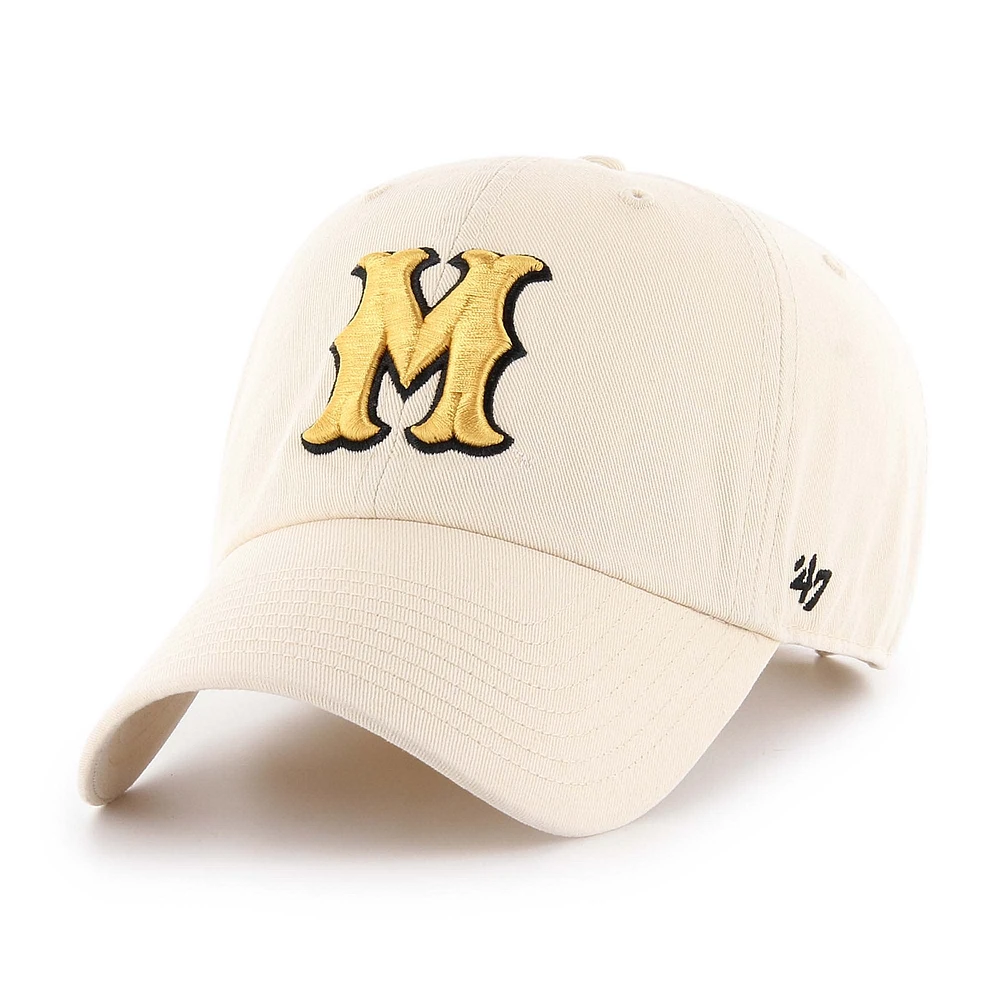 Casquette ajustable « 47 Natural Missouri Tigers Clean Up » pour homme