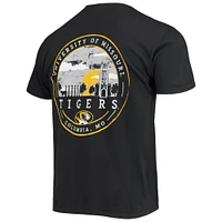 Men's Black Missouri Tigers Circle Campus Scene T-Shirt
