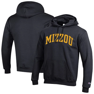 Sweat à capuche en polaire Basic Arch Champion Black Missouri Tigers pour homme