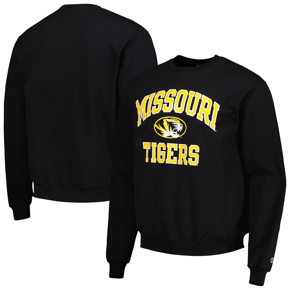 Sweat-shirt Champion Black Missouri Tigers High Motor pour homme