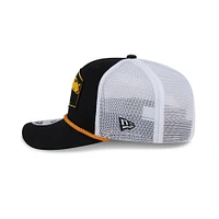 Men's New Era  Black Missouri Tigers 9SEVENTY COOLERA Trucker Stretch-Snap Hat
