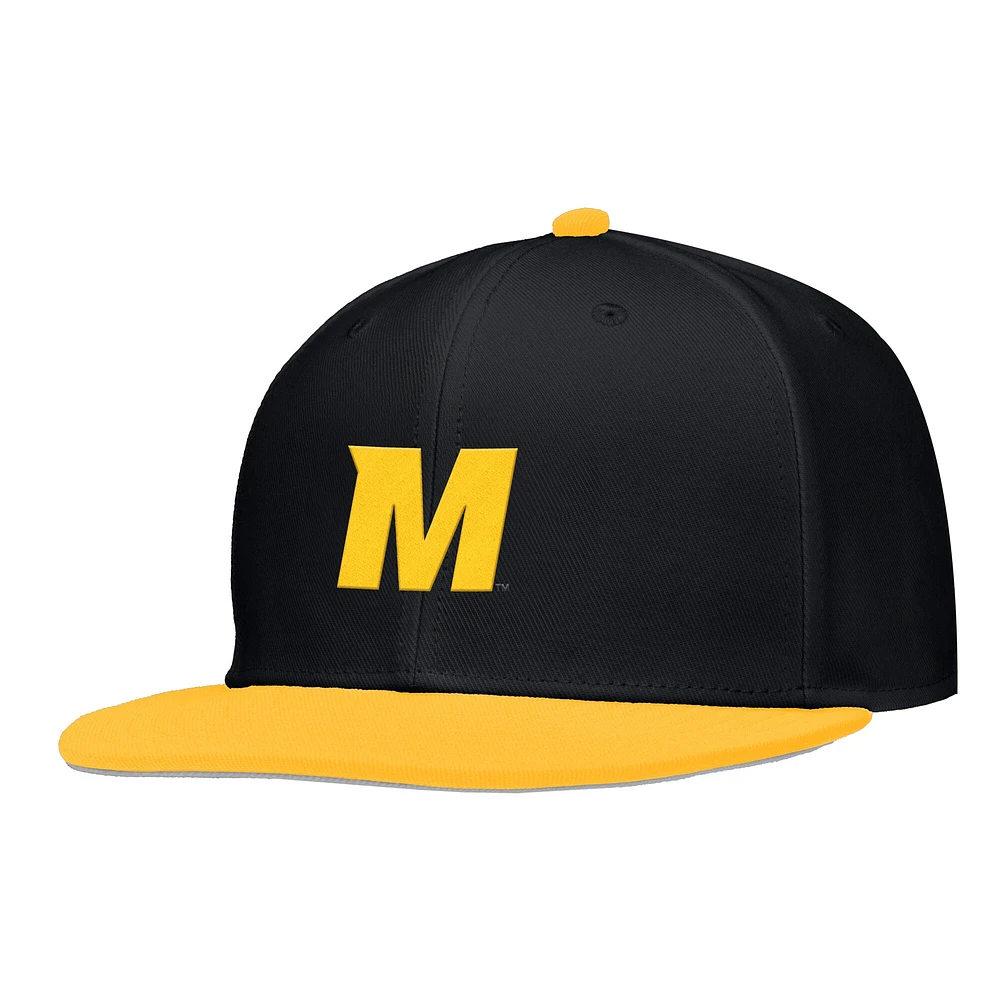 Casquette de baseball Nike noire Missouri Tigers On-Field Performance pour homme