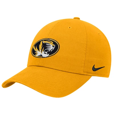 Casquette ajustable Nike Gold Missouri Tigers Club pour homme