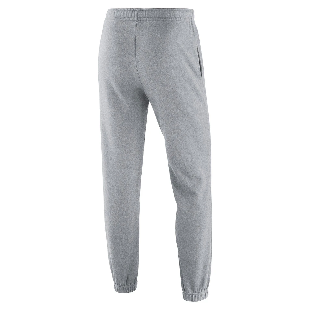 Men's Nike Heathered Gray Missouri Tigers Saturday Fleece Pants