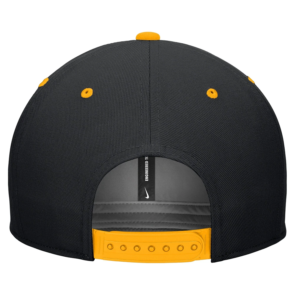 Men's Nike White/Black Missouri Tigers Pro Performance Snapback Hat