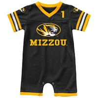 Newborn & Infant Colosseum Black Missouri Tigers Bumpo Football Romper