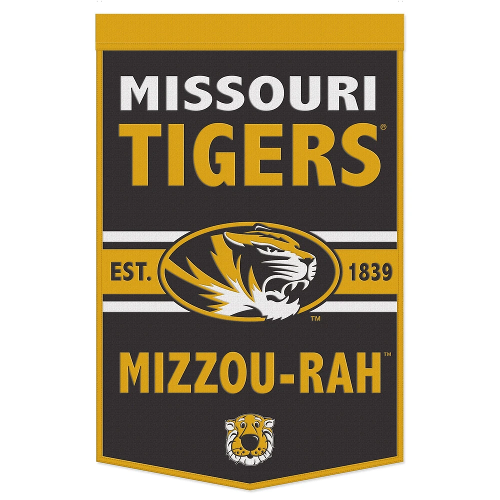 WinCraft Missouri Tigers Bannière à slogan 24" x 38"