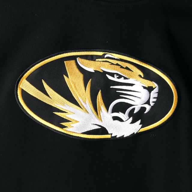 Chandail à capuchon gros logo Missouri Tigers noir Stadium Athletic pour jeune