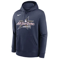 Men's Nike Navy 2025 MLB All-Star Game Logo Club Fleece Pullover Hoodie