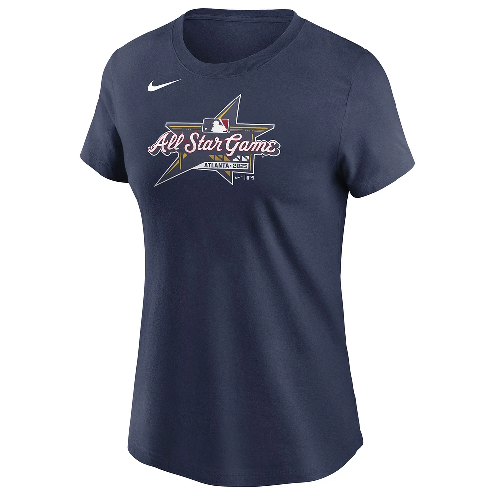Women's Nike Navy 2025 MLB All-Star Game Logo T-Shirt
