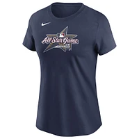 Women's Nike Navy 2025 MLB All-Star Game Logo T-Shirt
