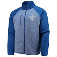 Men's G-III Sports by Carl Banks Royal 2022 MLB All-Star Game Runner's Track Raglan Full-Zip Jacket